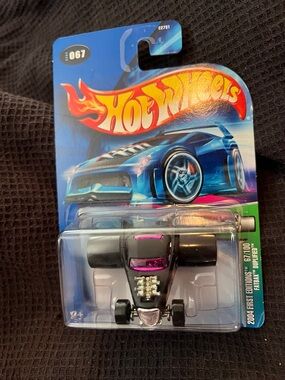 Hot Wheels Black & Pink Fatboy Dragster Toy Car